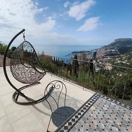 Villa House With Sea And Mountain Views Next To Monaco
